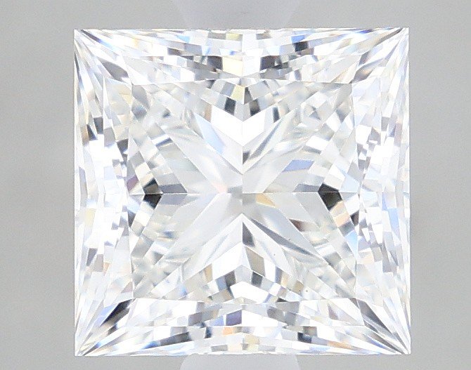 1.33ct F VVS2 Rare Carat Ideal Cut Princess Lab Grown Diamond