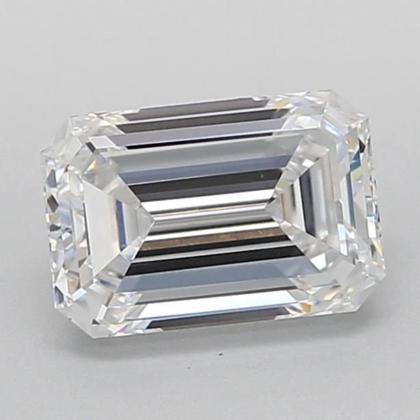 1.07ct D VVS2 Rare Carat Ideal Cut Emerald Lab Grown Diamond