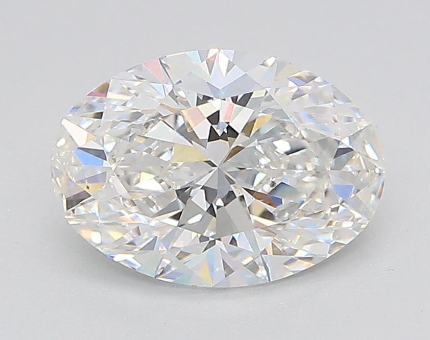 1.51ct F VS2 Rare Carat Ideal Cut Oval Lab Grown Diamond