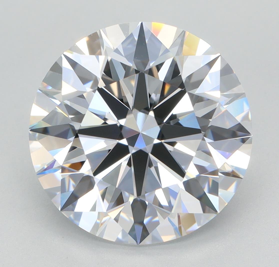 4.26ct E IF Rare Carat Ideal Cut Round Lab Grown Diamond