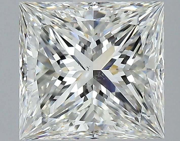 3.00ct I SI1 Rare Carat Ideal Cut Princess Diamond
