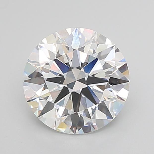 3.01ct D VS1 Rare Carat Ideal Cut Round Lab Grown Diamond