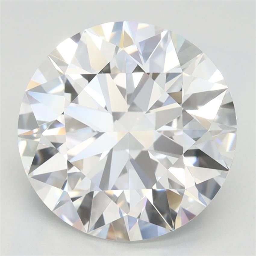 3.05ct D FL Rare Carat Ideal Cut Round Lab Grown Diamond