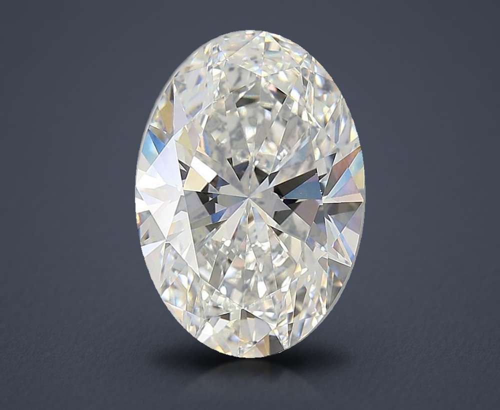 7.60 Carat Oval Lab Diamond
