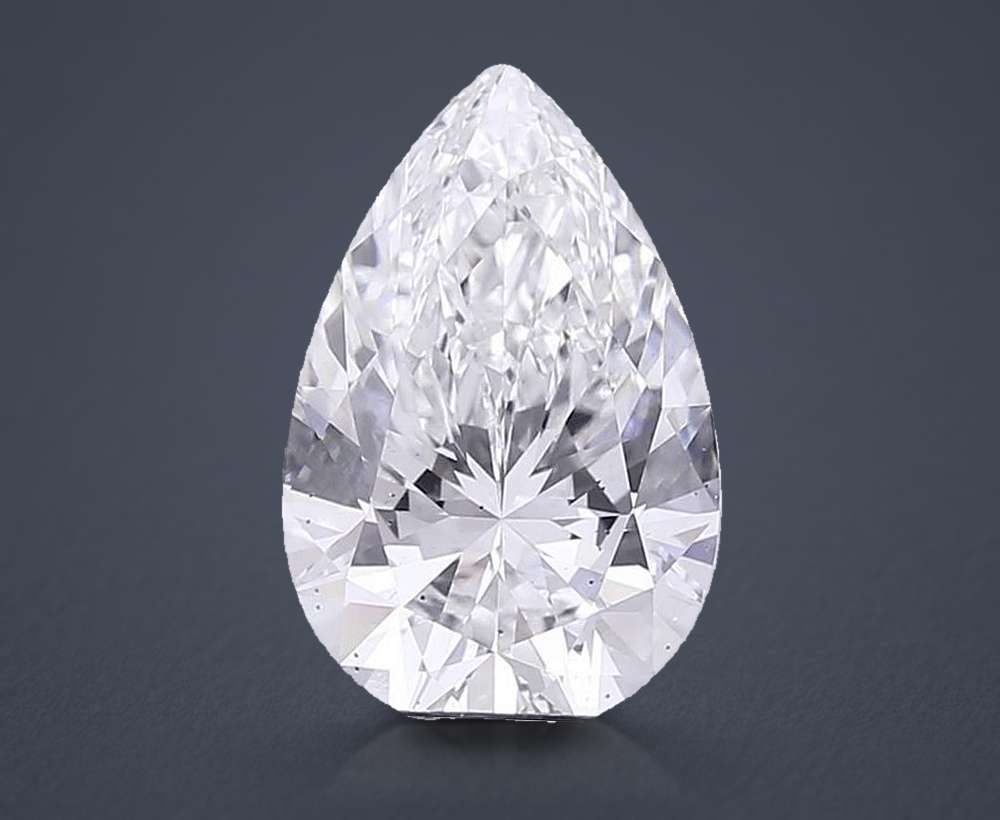 3.71 Carat Pear Lab Diamond