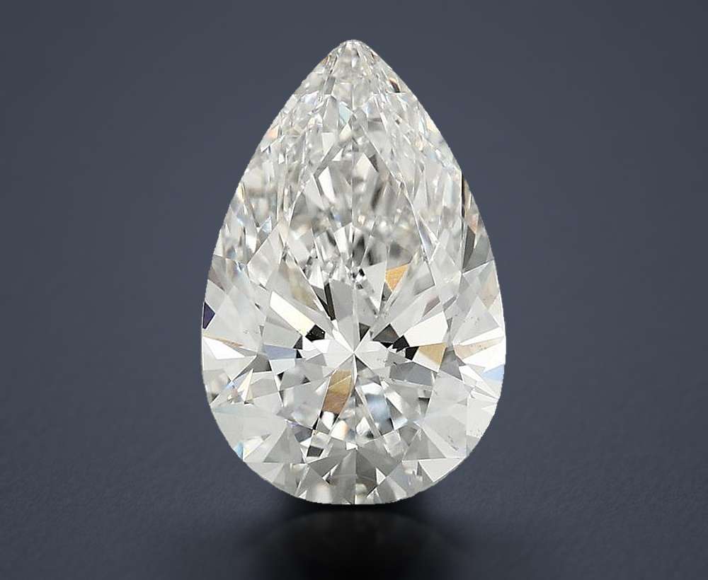 3.00 Carat Pear Lab Diamond