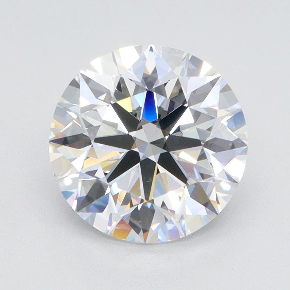 3.00ct D VS1 Rare Carat Ideal Cut Round Lab Grown Diamond