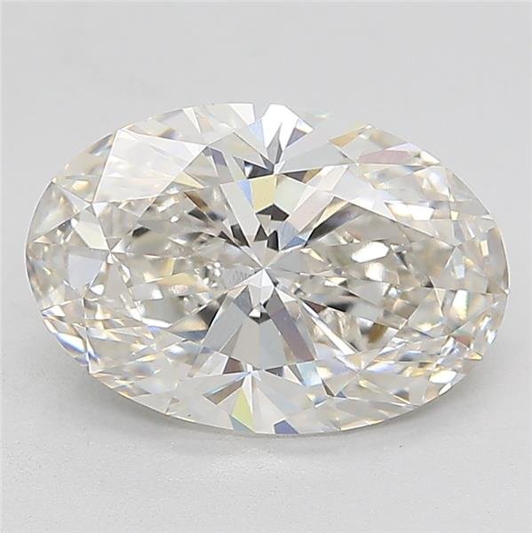 2.84ct H VVS2 Rare Carat Ideal Cut Oval Lab Grown Diamond