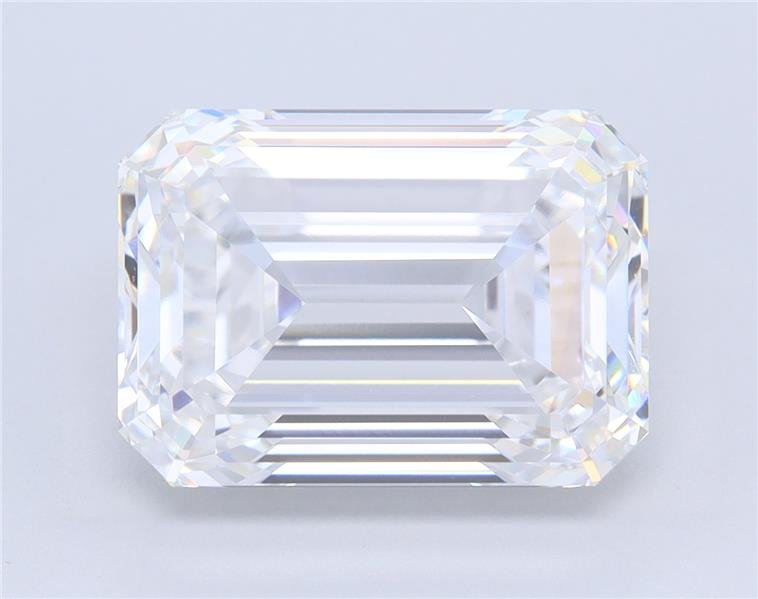 7.05ct E VVS2 Rare Carat Ideal Cut Emerald Lab Grown Diamond