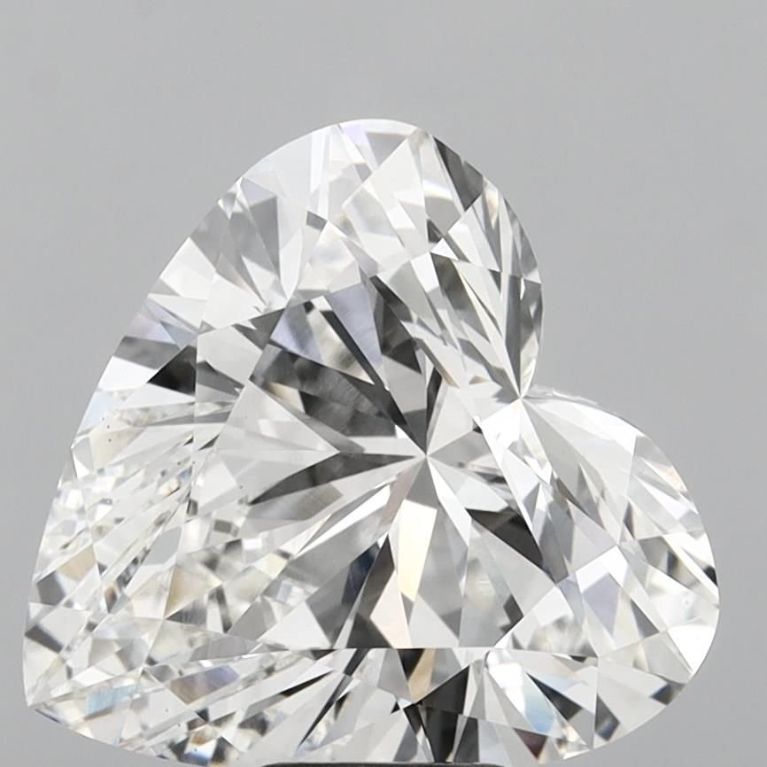 8.57ct F VS1 Rare Carat Ideal Cut Heart Lab Grown Diamond
