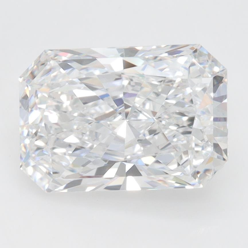 2.67ct D VVS2 Rare Carat Ideal Cut Radiant Lab Grown Diamond