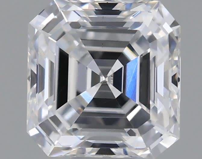 0.55ct D VS1 Rare Carat Ideal Cut Asscher Lab Grown Diamond