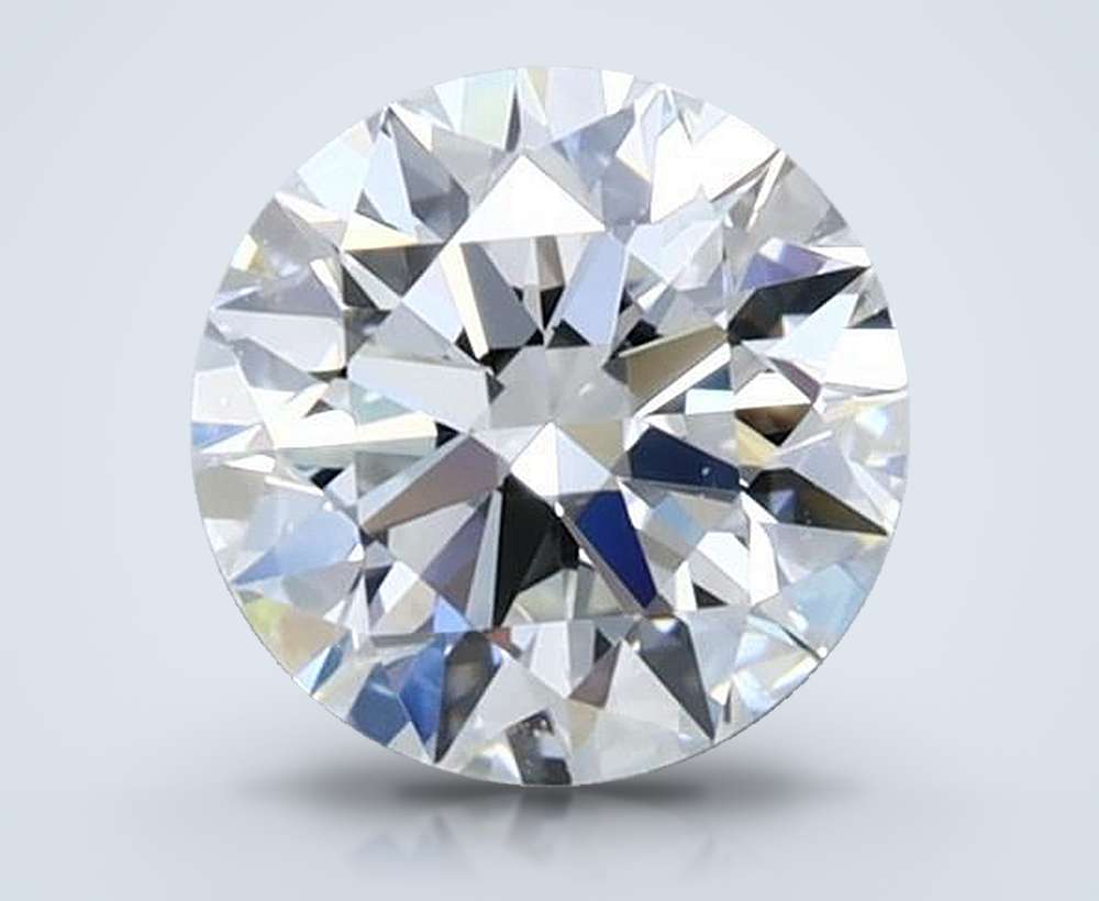 0.59 Carat Round Natural Diamond