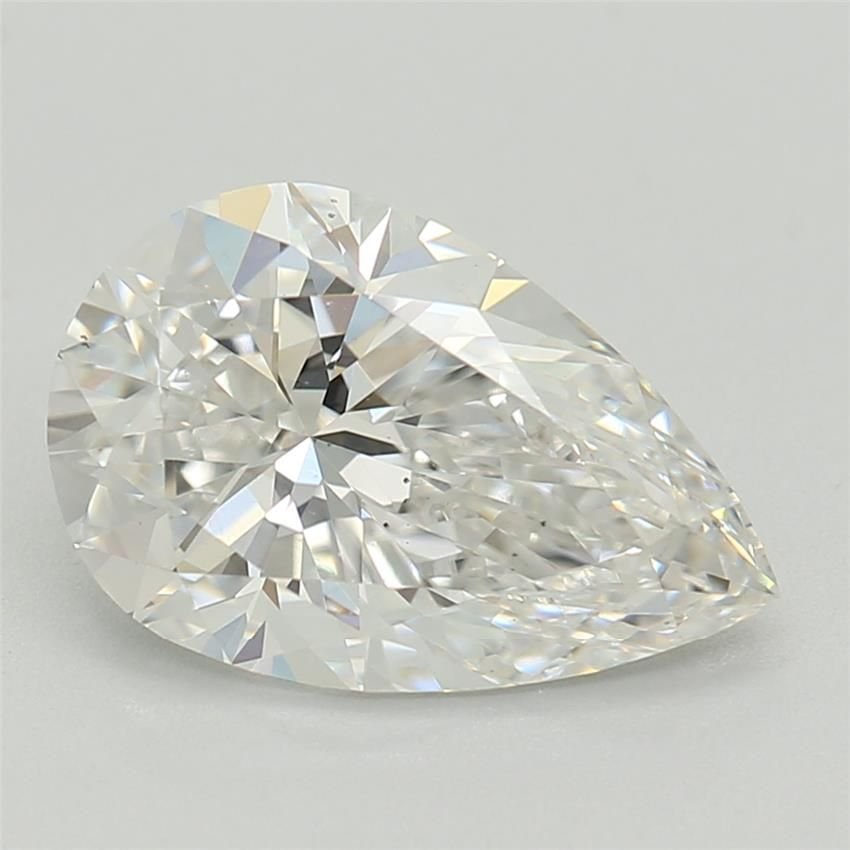1.29ct E VS2 Rare Carat Ideal Cut Pear Lab Grown Diamond