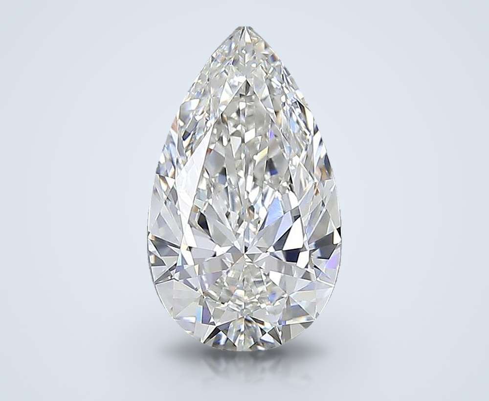 9.89 Carat Pear Lab Diamond