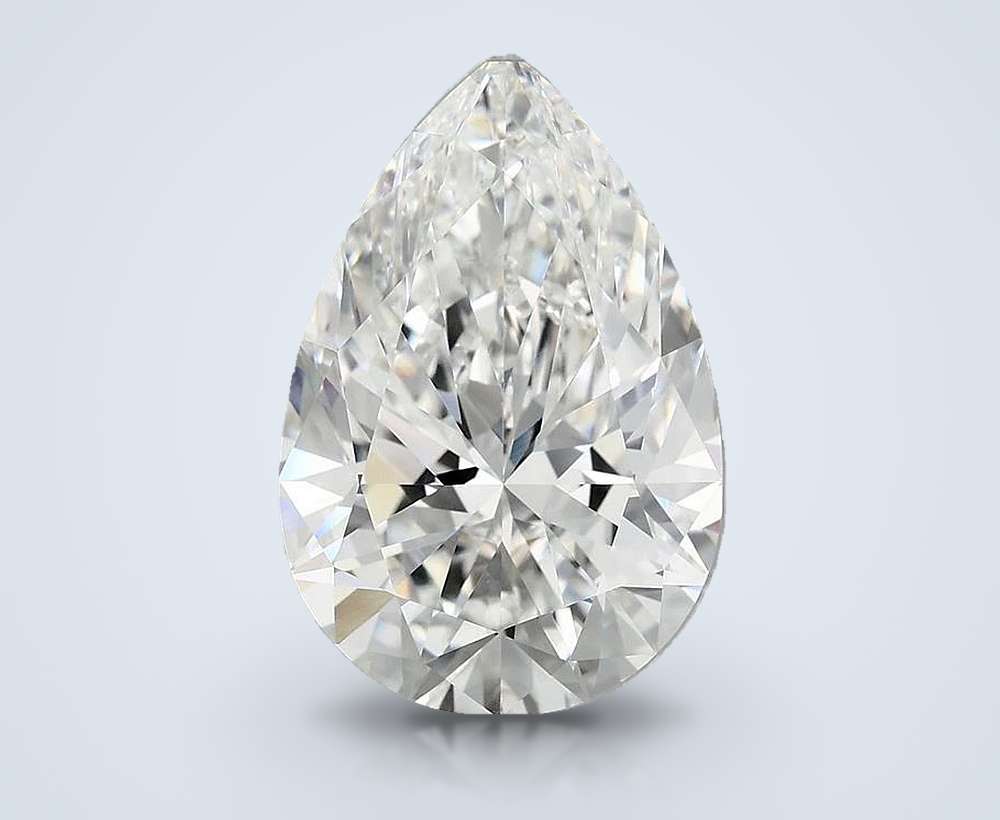 3.73 Carat Pear Lab Diamond