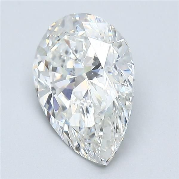 2.48ct H SI2 Very Good Cut Pear Diamond