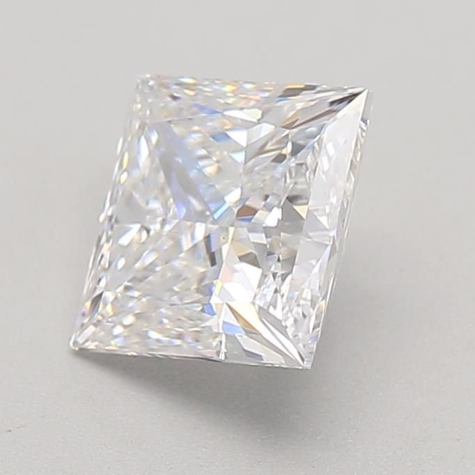 1.06ct D VVS2 Rare Carat Ideal Cut Princess Lab Grown Diamond