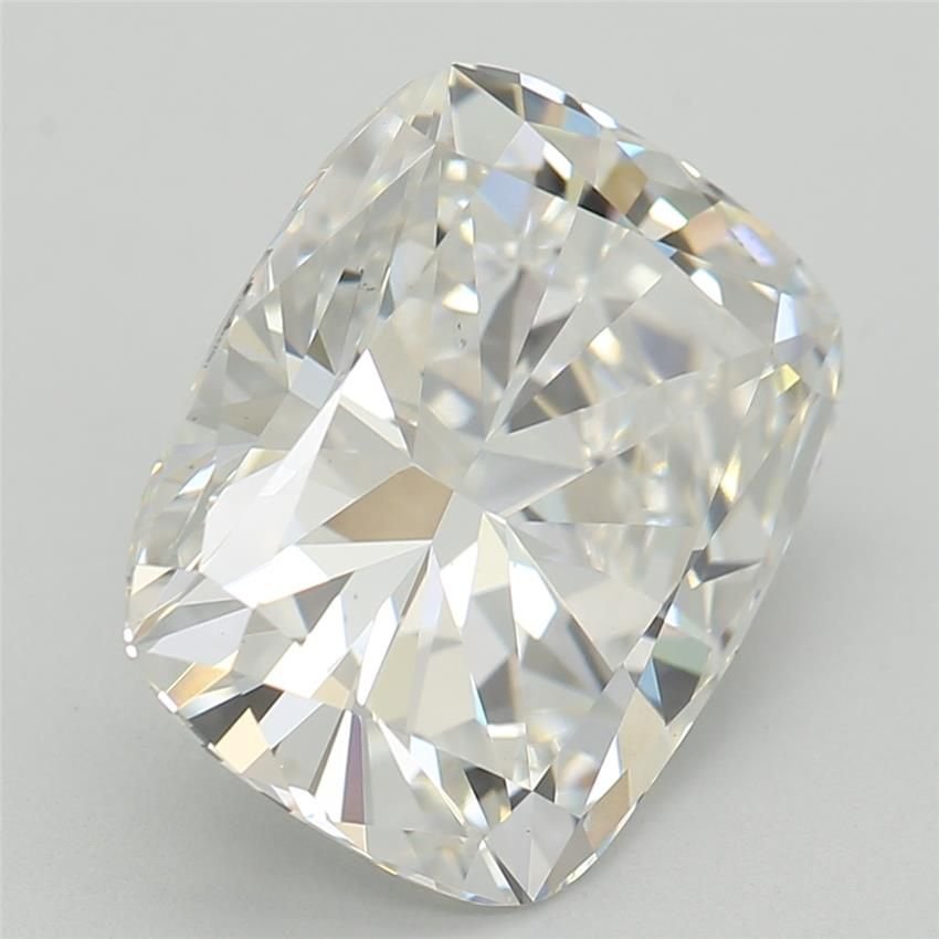 2.57ct F VS2 Rare Carat Ideal Cut Cushion Lab Grown Diamond