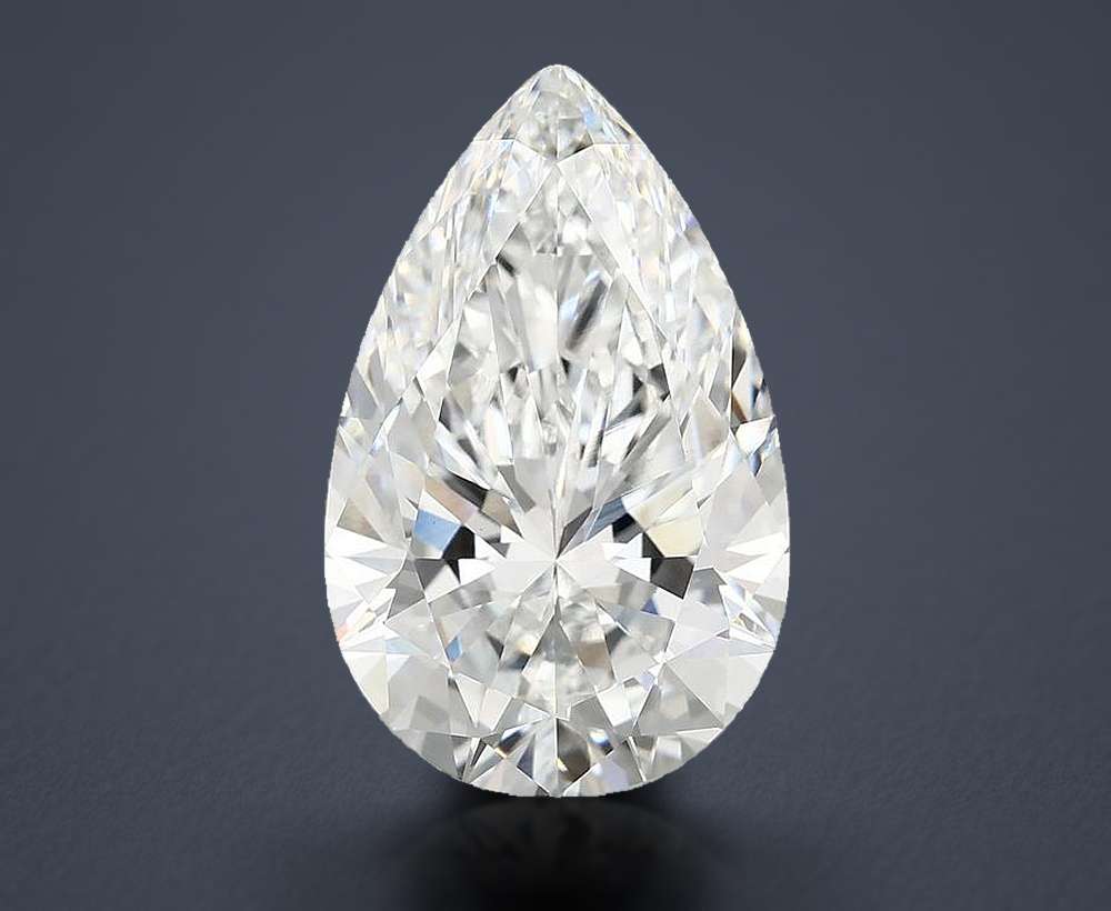 7.65 Carat Pear Lab Diamond
