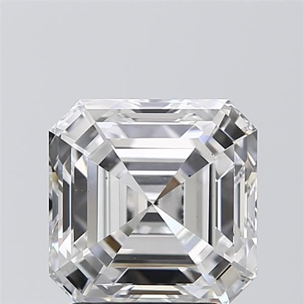 2.52ct E VS1 Rare Carat Ideal Cut Asscher Lab Grown Diamond