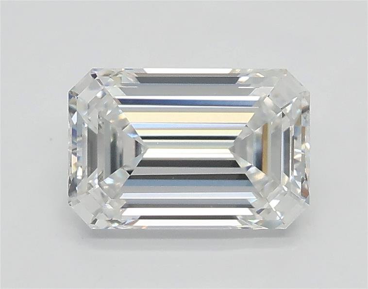 1.05ct D VVS2 Rare Carat Ideal Cut Emerald Lab Grown Diamond