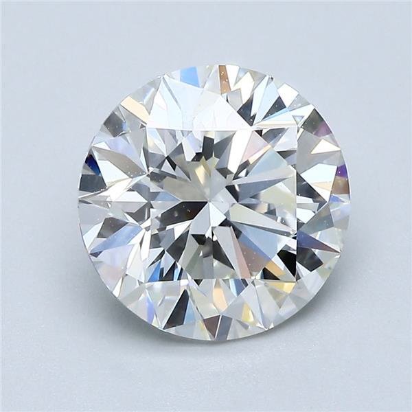 3.02ct I VVS2 Very Good Cut Round Diamond