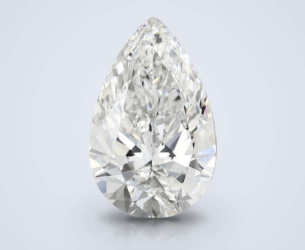 5.74 Carat Pear Lab Diamond