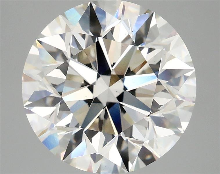5.02ct H VS2 Excellent Cut Round Lab Grown Diamond