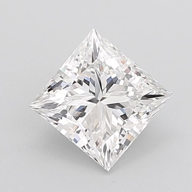 5.02ct E VVS2 Rare Carat Ideal Cut Princess Lab Grown Diamond
