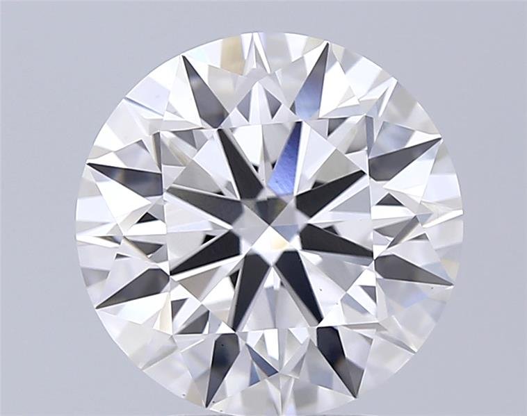 5.21ct D VVS2 Rare Carat Ideal Cut Round Lab Grown Diamond