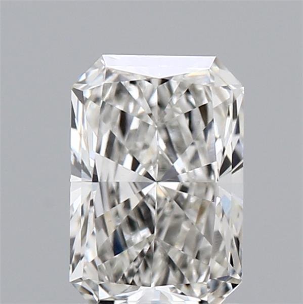 0.80ct F VVS2 Very Good Cut Radiant Lab Grown Diamond