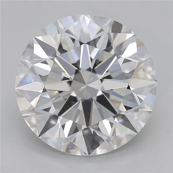 3.05ct F SI1 Rare Carat Ideal Cut Round Diamond