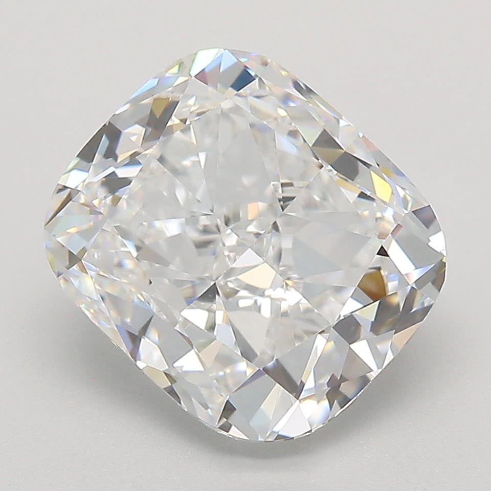 4.48ct E VVS1 Rare Carat Ideal Cut Cushion Lab Grown Diamond