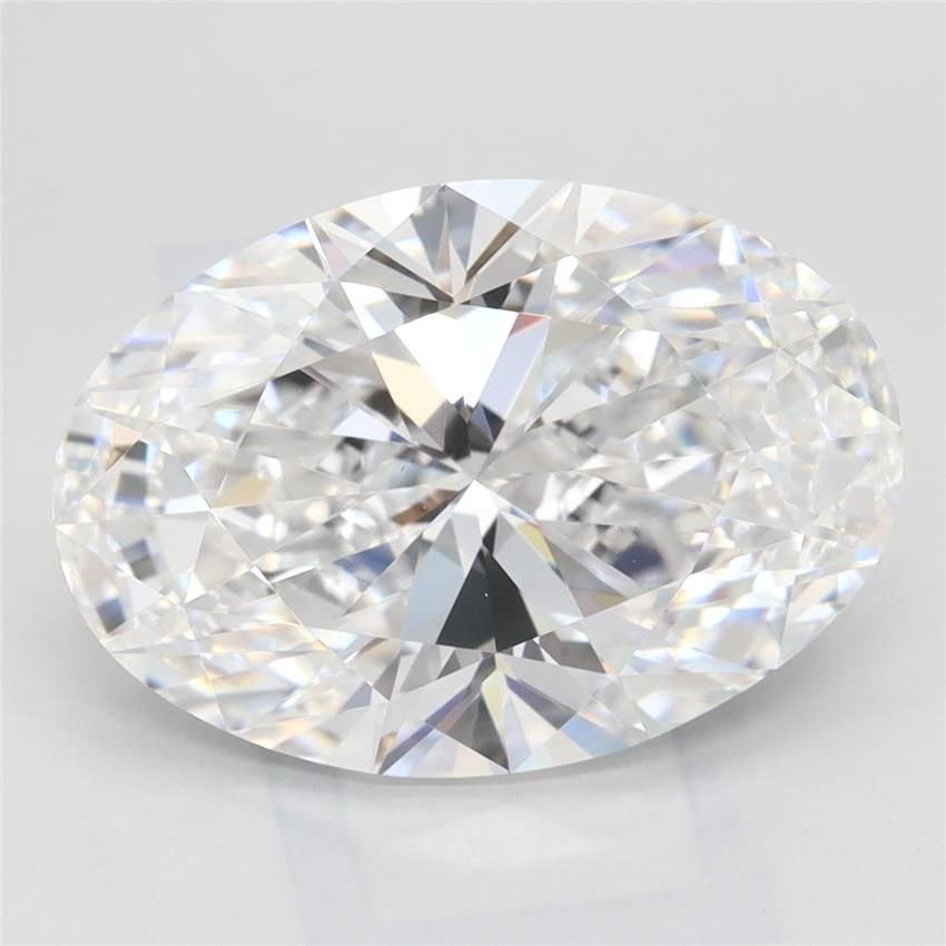 4.55ct F VVS2 Rare Carat Ideal Cut Oval Lab Grown Diamond
