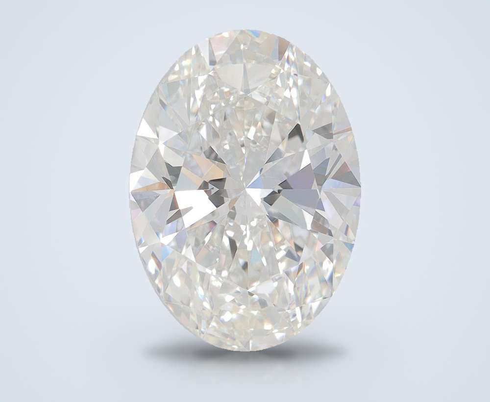 6.09 Carat Oval Lab Diamond