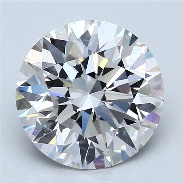 3.53ct E SI1 Rare Carat Ideal Cut Round Lab Grown Diamond