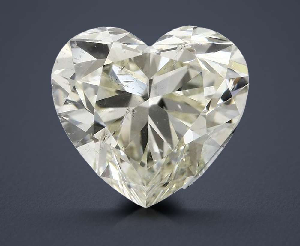 2.87 Carat Heart Natural Diamond