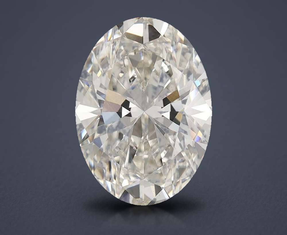 3.76 Carat Oval Lab Diamond