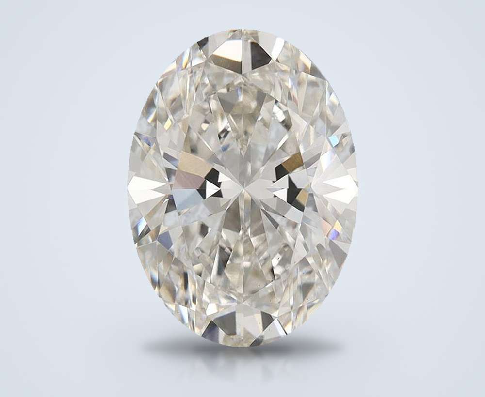 3.76 Carat Oval Lab Diamond