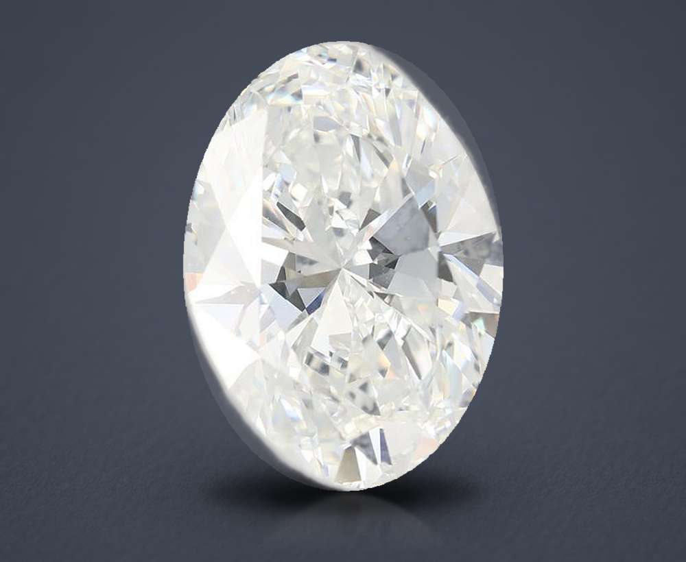 6.50 Carat Oval Lab Diamond