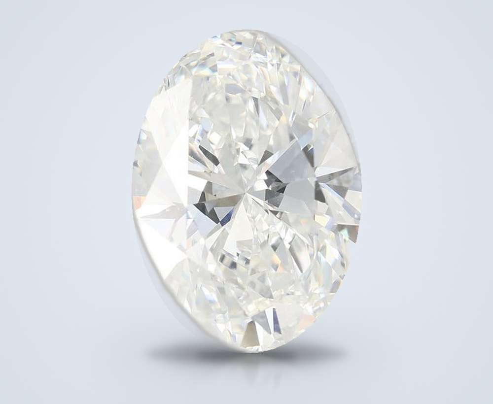6.50 Carat Oval Lab Diamond