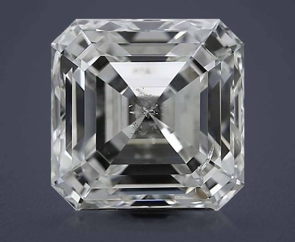 3.02 Carat Asscher Natural Diamond