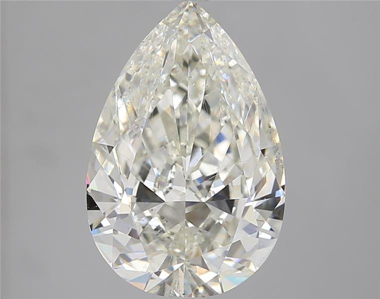 3.75ct J SI2 Excellent Cut Pear Diamond