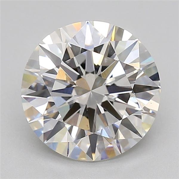 3.03ct F VS1 Rare Carat Ideal Cut Round Lab Grown Diamond