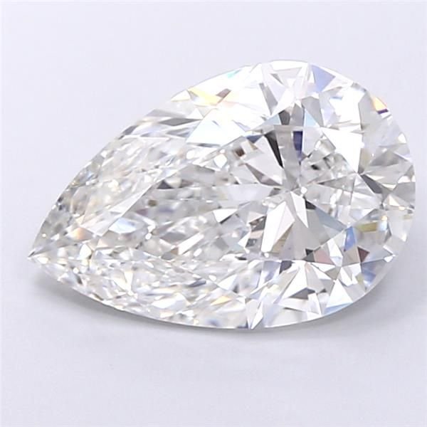 5.00ct F VS1 Rare Carat Ideal Cut Pear Lab Grown Diamond