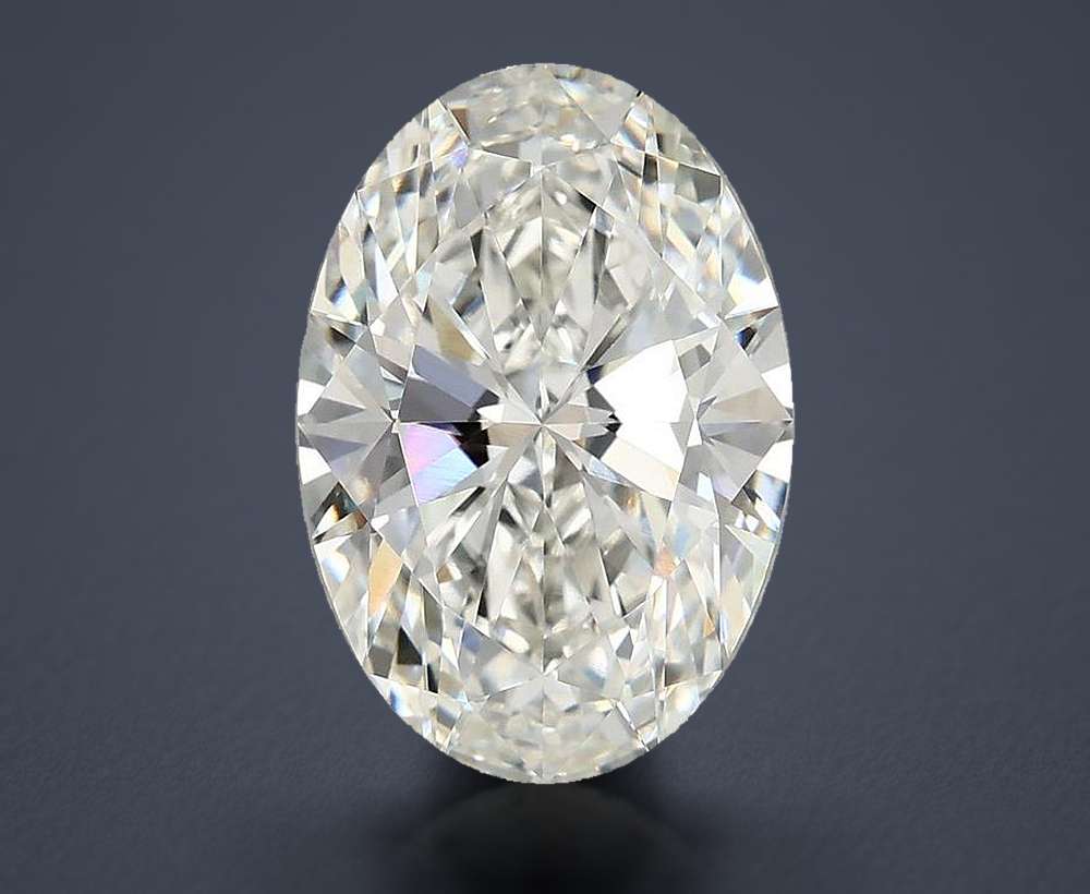 3.77 Carat Oval Lab Diamond
