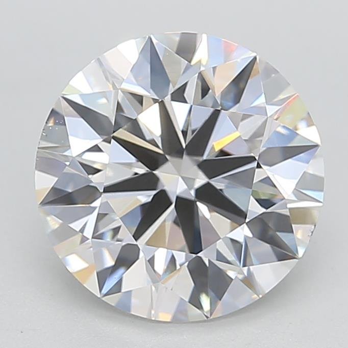 2.54ct F VVS2 Rare Carat Ideal Cut Round Lab Grown Diamond