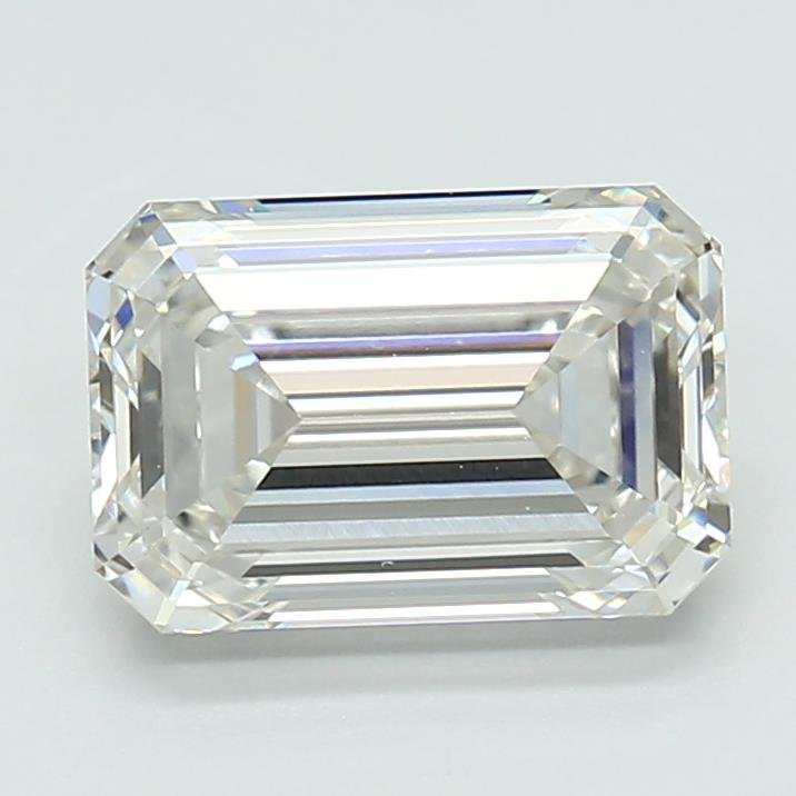 2.08ct G VVS2 Rare Carat Ideal Cut Emerald Lab Grown Diamond