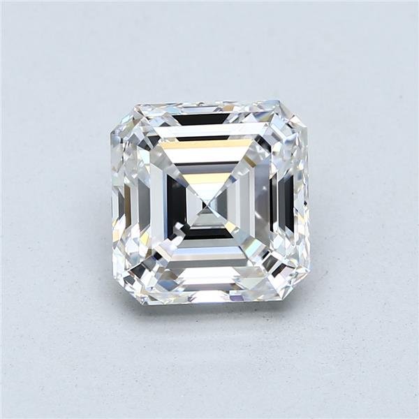 3.43ct E VVS1 Rare Carat Ideal Cut Asscher Diamond